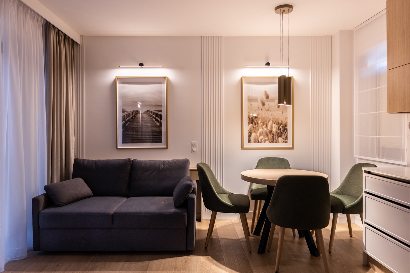 projekt apartamentu nad morzem